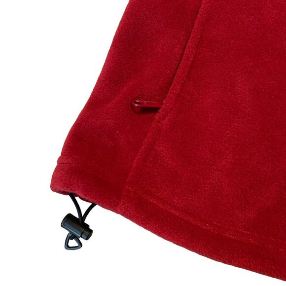 Columbia Women’s Red Fleece Fast Trek II Zip Up Jacket, Size Medium - Picture 7 of 15